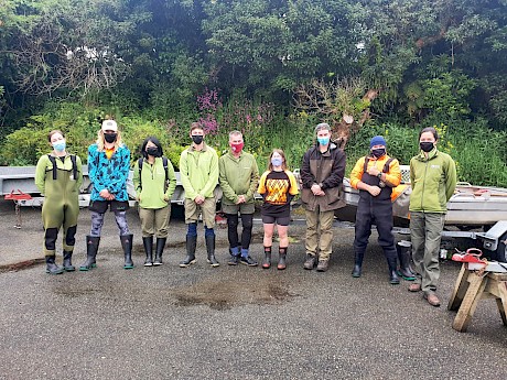 SIRCET team members offering assistance to Department of Conservation operations- this time a rat incursion on predator-free Ulva Island/ Te Wharawhara