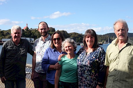 Trustees from left to right: Wayne, Alasdair, Ulva, Anita, Shona and Jim