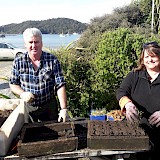 Wayne and Di King volunteer at the community nursery